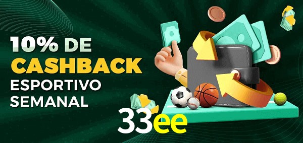 10% de bônus de cashback na 33ee